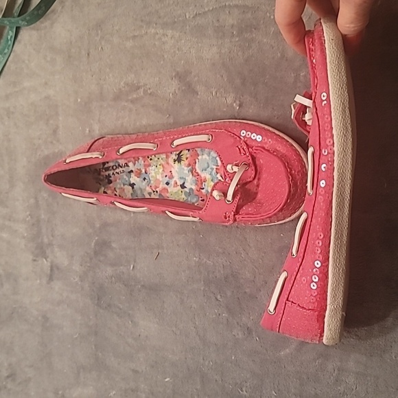 0472. EUC ~ How CUTE Are These? 😍 Pink w/Sequins ~ SPARKLY ✨️ 💖Size 7 ~ - Picture 5 of 7